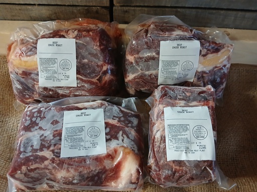 Grass Fed Beef Chuck Roast (3.35lb)